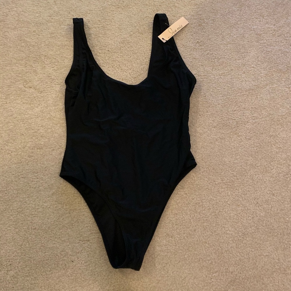 One piece black suit
